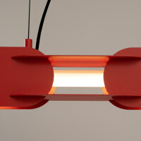 TH.786 Pendelleuchte CHAIN 91 rot LED 3000K 4