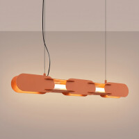TH.788 Pendelleuchte CHAIN 91 ockerrot LED 3000K 3