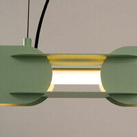 TH.790 Pendelleuchte CHAIN 91 salbei LED 3000K 4