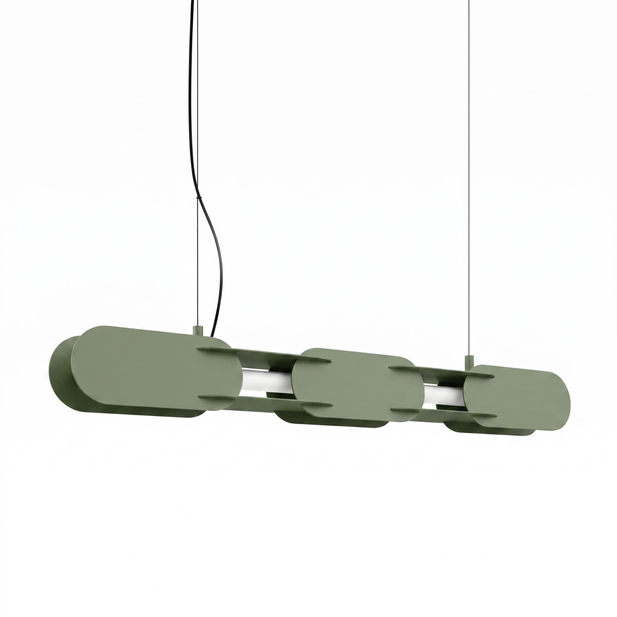 TH.793 Pendelleuchte CHAIN 91 olivengrün LED 3000K