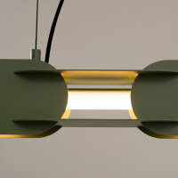 TH.793 Pendelleuchte CHAIN 91 olivengrün LED 3000K 4