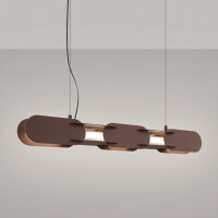 TH.810 Pendelleuchte CHAIN 91 braun LED 4000K 3