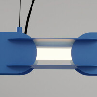 TH.812 Pendelleuchte CHAIN 91 hellblau LED 4000K 4