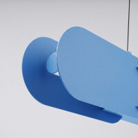 TH.812 Pendelleuchte CHAIN 91 hellblau LED 4000K 5
