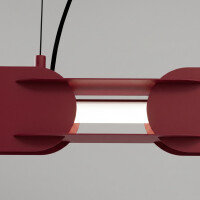 TH.814 Pendelleuchte CHAIN 91 burgund LED 4000K 4