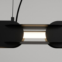 TH.815 Pendelleuchte CHAIN 91 schwarz LED 4000K 4