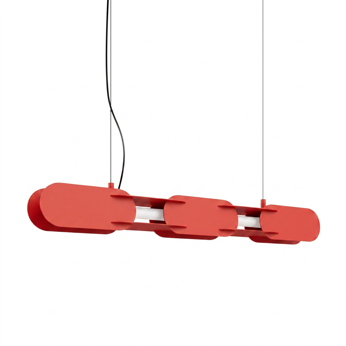 TH.816 Pendelleuchte CHAIN 91 rot LED 4000K