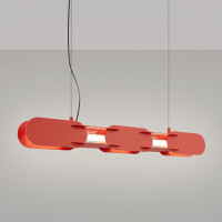 TH.816 Pendelleuchte CHAIN 91 rot LED 4000K 3