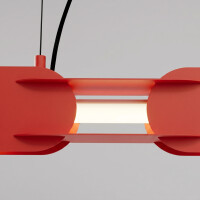 TH.816 Pendelleuchte CHAIN 91 rot LED 4000K 4