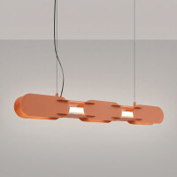 TH.818 Pendelleuchte CHAIN 91 ockerrot LED 4000K 3