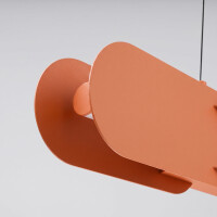 TH.818 Pendelleuchte CHAIN 91 ockerrot LED 4000K 5