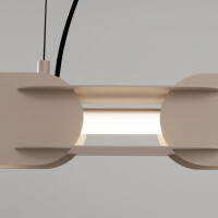 TH.821 Pendelleuchte CHAIN 91 taupe LED 4000K 4