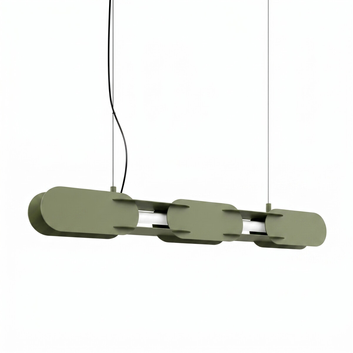 TH.823 Pendelleuchte CHAIN 91 olivengrün LED 4000K