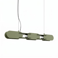TH.823 Pendelleuchte CHAIN 91 olivengrün LED 4000K 1