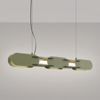 TH.823 Pendelleuchte CHAIN 91 olivengrün LED 4000K 3