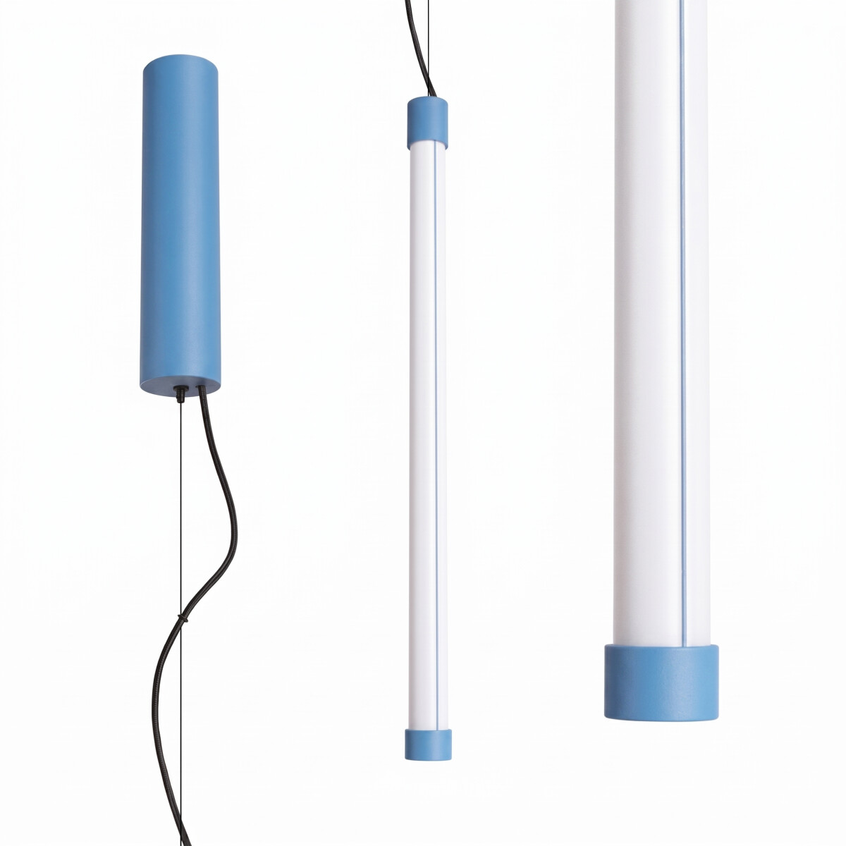 TH.827 Pendelleuchte TRANG 50 hellblau LED 3000K