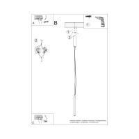TH.833 Pendelleuchte TRANG 50 Ockerrot LED 3000K 8