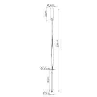 TH.834 Pendelleuchte TRANG 50 rosa LED 3000K 7