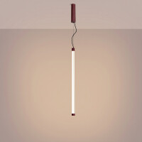TH.844 Pendelleuchte TRANG 75 Burgunderrot LED 3000K 4