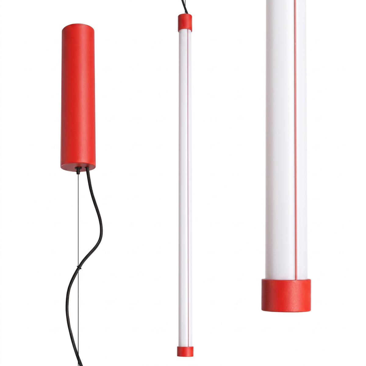 TH.846 Pendelleuchte TRANG 75 rot LED 3000K