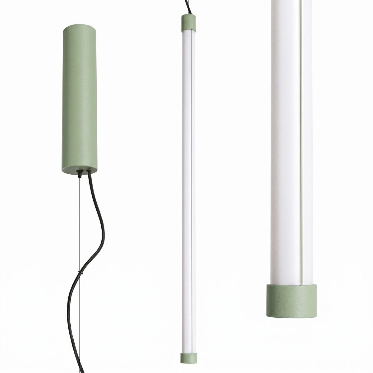 TH.850 Pendelleuchte TRANG 75 salbeifarben LED 3000K