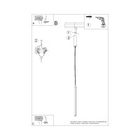 TH.850 Pendelleuchte TRANG 75 salbeifarben LED 3000K 8