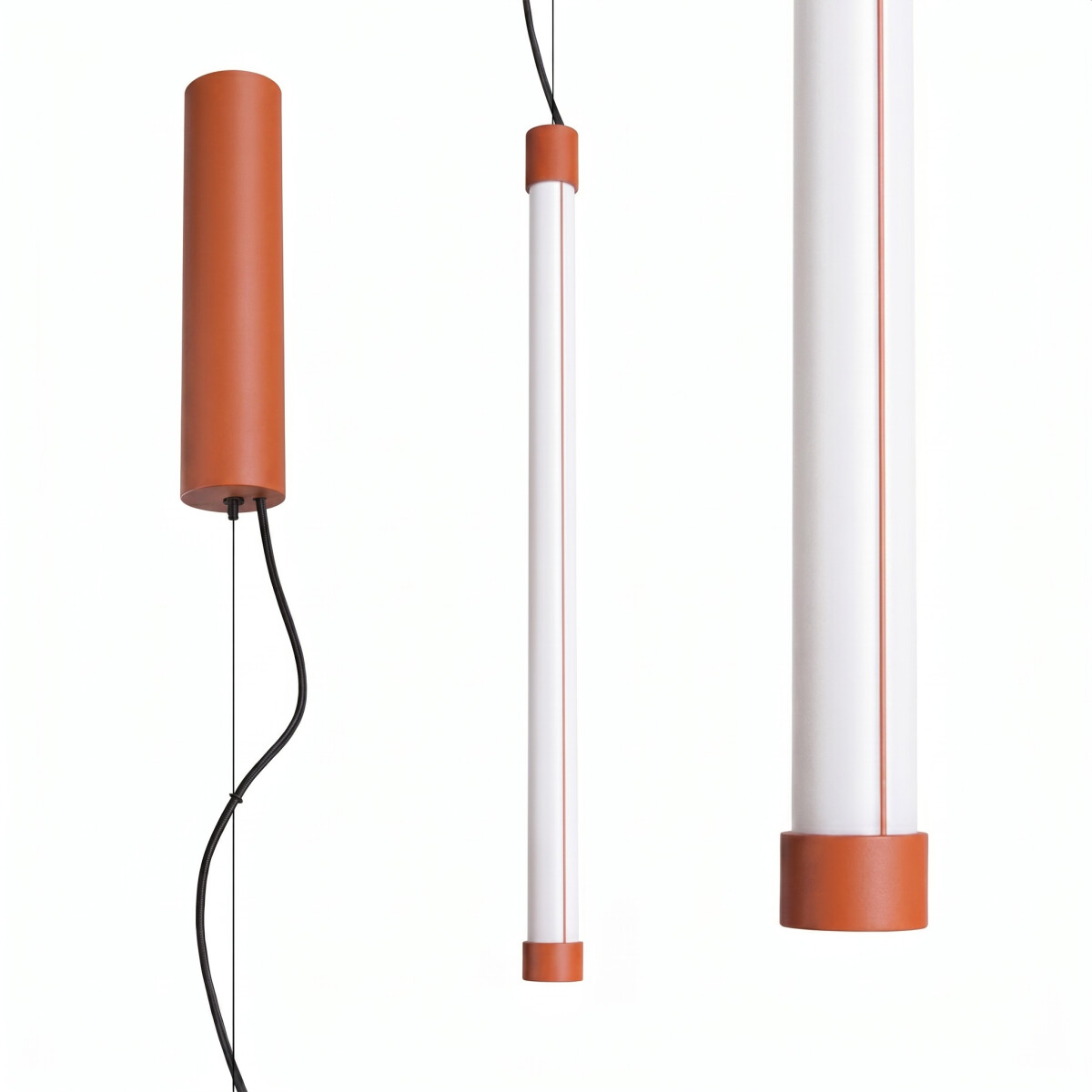 TH.878 Pendelleuchte TRANG 50 Ockerrot LED 4000K