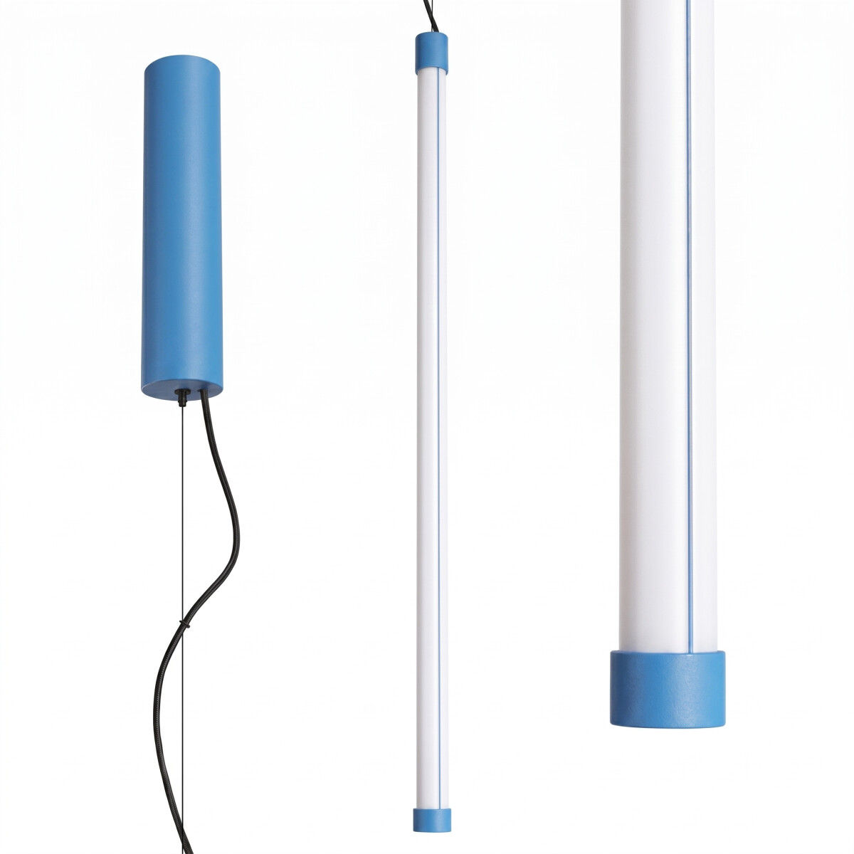 TH.887 Pendelleuchte TRANG 75 hellblau LED 4000K
