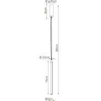 TH.914 Pendelleuchte TRANG 100 gelb LED 4000K 7