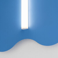 TH.918 Wandleuchte KLOVER hellblau 5