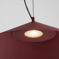TH.964 Pendelleuchte FINT burgunderrot LED 4000K 5