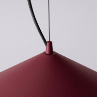 TH.964 Pendelleuchte FINT burgunderrot LED 4000K 6