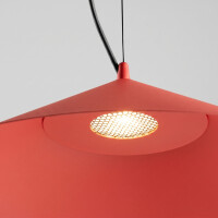 TH.966 Pendelleuchte FINT rot LED 4000K 5