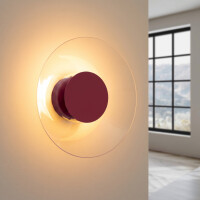 TH.979 Wandleuchte ASTRO burgunderrot LED 3000K 3