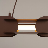 TH.1020 Pendelleuchte CHAIN 158 braun LED 3000K 4
