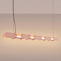 TH.1023 Pendelleuchte CHAIN 158 pfirsichfarben LED 3000K 3