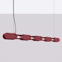 TH.1024 Pendelleuchte CHAIN 158 burgund LED 3000K 2