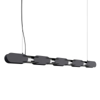 TH.1025 Pendelleuchte CHAIN 158 schwarz LED 3000K 1