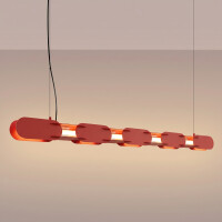 TH.1026 Pendelleuchte CHAIN 158 rot LED 3000K 3