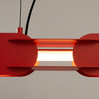 TH.1026 Pendelleuchte CHAIN 158 rot LED 3000K 4
