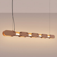 TH.1027 Pendelleuchte CHAIN 158 mocca LED 3000K 3