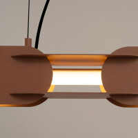 TH.1027 Pendelleuchte CHAIN 158 mocca LED 3000K 4