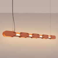 TH.1028 Pendelleuchte CHAIN 158 ockerrot LED 3000K 3