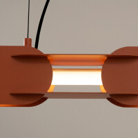 TH.1028 Pendelleuchte CHAIN 158 ockerrot LED 3000K 4