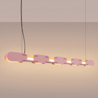 TH.1029 Pendelleuchte CHAIN 158 rosa LED 3000K 3
