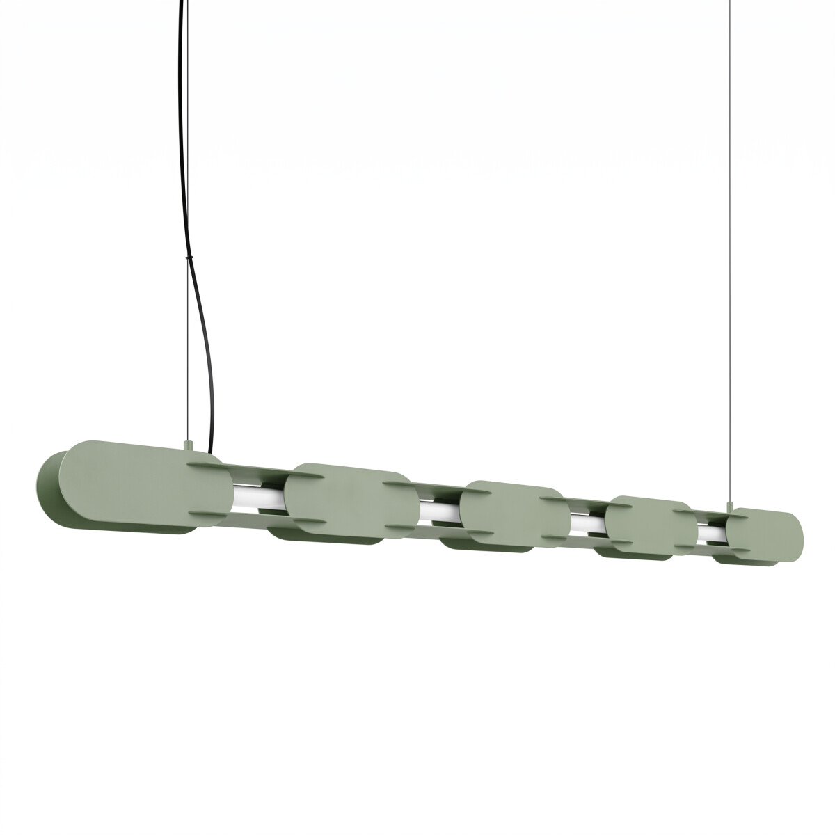 TH.1033 Pendelleuchte CHAIN 158 olivengrün LED 3000K