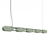 TH.1033 Pendelleuchte CHAIN 158 olivengrün LED 3000K 1