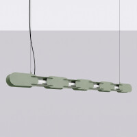 TH.1033 Pendelleuchte CHAIN 158 olivengrün LED 3000K 2