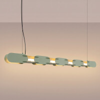 TH.1033 Pendelleuchte CHAIN 158 olivengrün LED 3000K 3