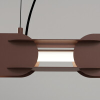 TH.1035 Pendelleuchte CHAIN 158 braun LED 4000K 4